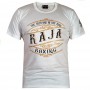 Raja Boxing "Vintage" Футболка Тайский Бокс Хлопок Белая